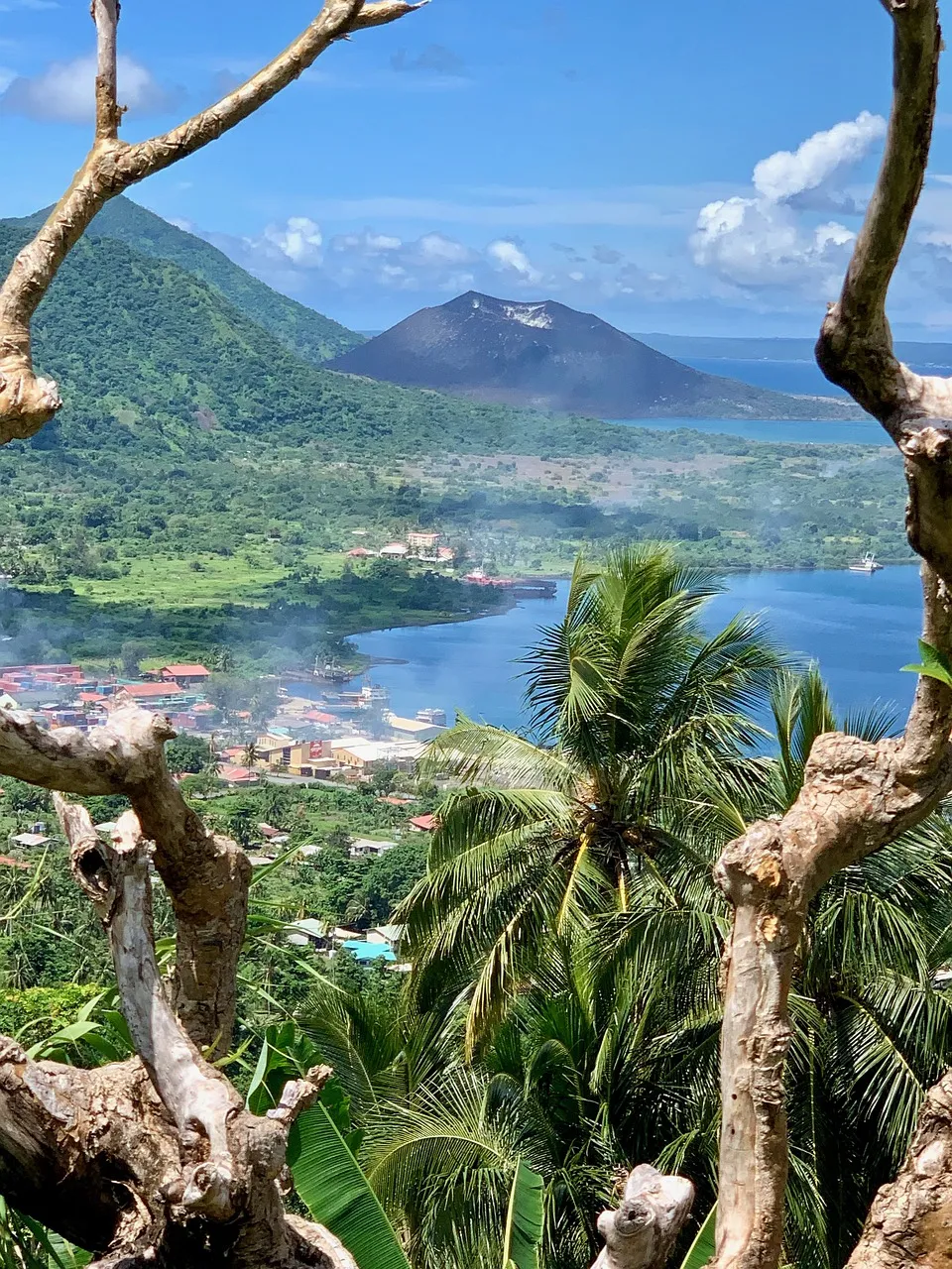 rabaul, volcano, papua new guinea
